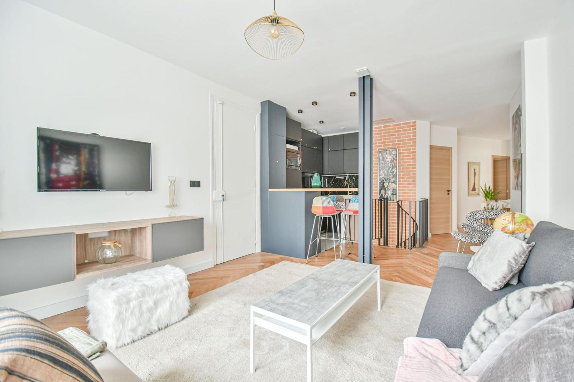 Апартаменты Duplex A Paris Saint-Ambroise Экстерьер фото