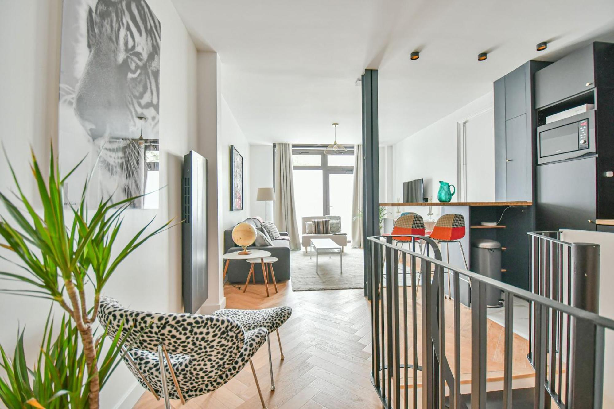 Апартаменты Duplex A Paris Saint-Ambroise Экстерьер фото